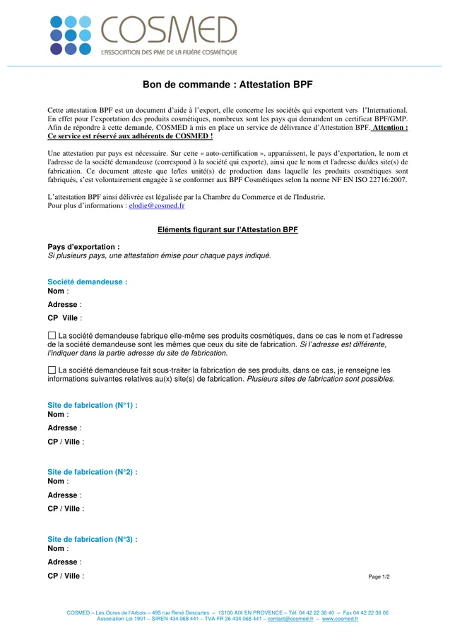 COSMED BPF PDF